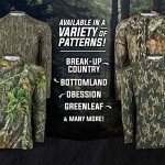 Mossy Oak Long Sleeve Camo Shirt, 3X-Large