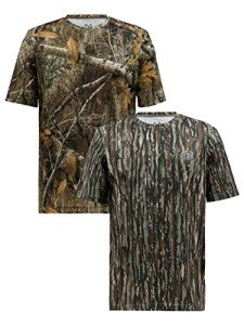 Realtree Men's Performance Short Sleeve Tees - 2 Pack