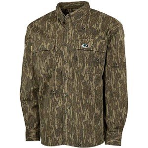 Mossy Oak Men's Camo Long Sleeve Hunting Shirt