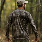 Palmyth Men's Camo Fishing Shirt with Zipper Pocket