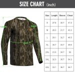 Palmyth Men's Camo Fishing Shirt with Zipper Pocket