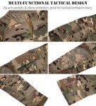 Men's Tactical Camo Shirt with 1/4 Zip
