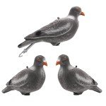 Realistic Full Body Pigeon Decoys – 3 Pack