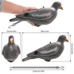 Realistic Full Body Pigeon Decoys – 3 Pack