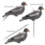Realistic Full Body Pigeon Decoys – 3 Pack
