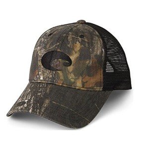 Costa Del Mar Mossy Oak Trucker Hat - Black