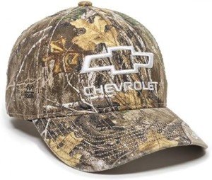 Chevrolet Realtree Edge Camo Hunting Cap