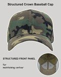 Camouflage Baseball Cap with Adjustable Closure