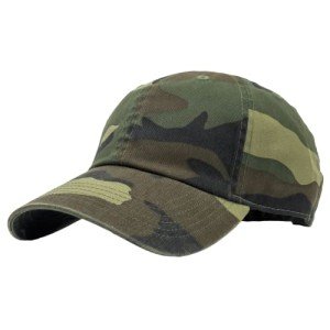 Camo Woodland Adjustable Dad Hat for Pigeon Hunting