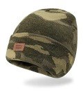 Camo Green Knit Beanie Hat for Pigeon Hunting
