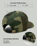 Camo Woodland Adjustable Dad Hat for Pigeon Hunting