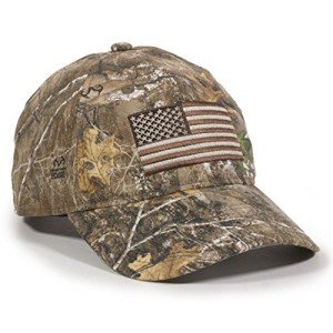 Men's Camouflage Americana Pigeon Hunting Cap