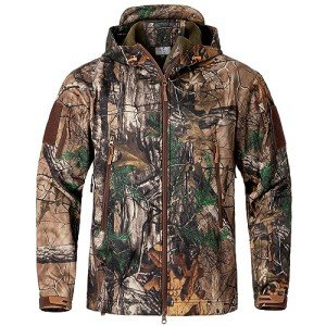 NAVEKULL Men's Silent Camo Hunting Jacket