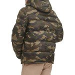 Olive Camouflage Men's Puffer Jacket by Tommy Hilfiger