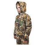 Youth Insulated Camo Hunting Jacket, Realtree Edge