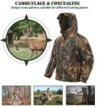 NAVEKULL Men's Silent Camo Hunting Jacket