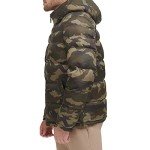 Olive Camouflage Men's Puffer Jacket by Tommy Hilfiger
