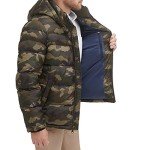 Olive Camouflage Men's Puffer Jacket by Tommy Hilfiger