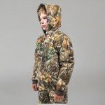 Youth Insulated Camo Hunting Jacket, Realtree Edge