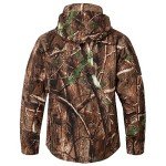 Men's Waterproof Camo Hunting Jacket - Softshell Fleece