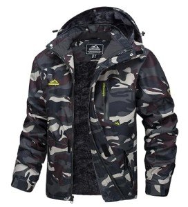 Men's Waterproof Winter Hunting Jacket - Camo