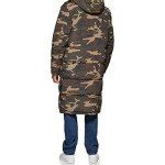 Levi's Camouflage Extra Long Parka Jacket for Men