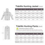 TIDEWE Men's Silent Fleece-Lined Hunting Jacket & Pants