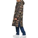 Levi's Camouflage Extra Long Parka Jacket for Men