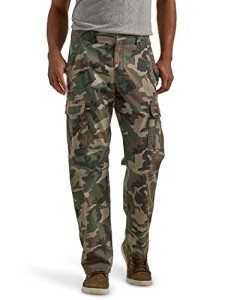 Wrangler Men's Camo Cargo Pants for Pigeon Hunting