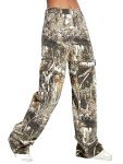 Women's Camo High Waisted Cargo Jeans – Green