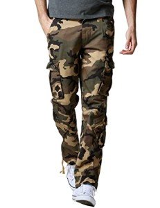 Men's Camouflage Wild Cargo Pants - Size 34