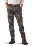 Men's Grey Camo Tapered Cargo Pants for Hunting