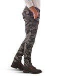 Men's Grey Camo Tapered Cargo Pants for Hunting