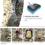 Men's Camo Tactical Pants with Knee Pads