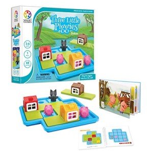 Three Little Piggies Puzzle Game for Kids