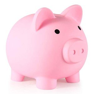 Cute Pink Piggy Bank for Kids' Savings
