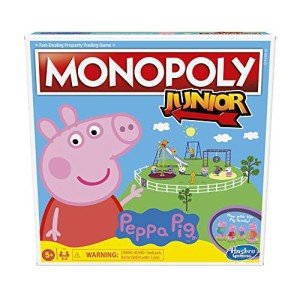 Peppa Pig Monopoly Junior Board Game for Kids