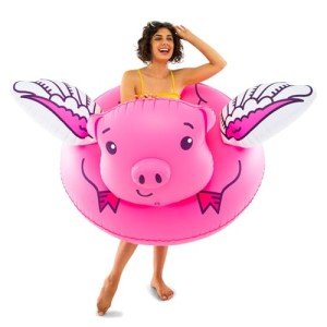BigMouth Inc. Inflatable Flying Pig Pool Float
