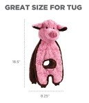 Charming Pet Cuddle Tugs Pig Tug Toy