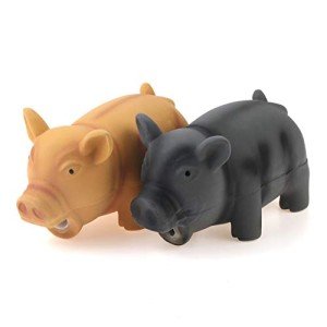 Charming Pig Dog Toy Set - Squeaky Fun!