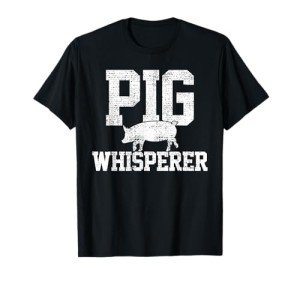 Vintage Farmer Pig Whisperer T-Shirt