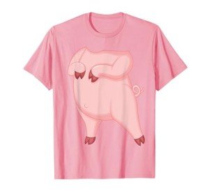 Cute Pig Costume T-Shirt for All Ages