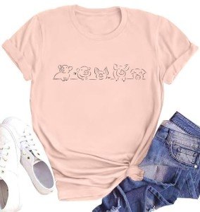 Cute Berkshire Pig T-Shirt for Animal Lovers