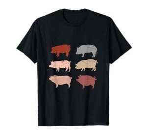 Vintage Pig Lover T-Shirt for Farm Animal Fans