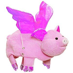 Cute Flapping Wings Pig Hat for Parties