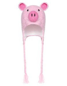Cute Pig Knitted Winter Beanie Hat for Everyone
