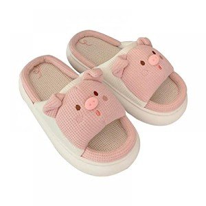 Cute Pink Pig Cartoon Slippers for Women