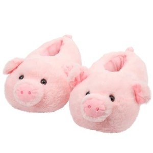 Cute Pig Plush Slippers for Cozy Days