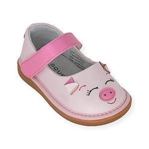 Adorable Piggy Pink Squeaky Toddler Shoes Size 4