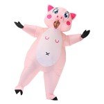Adorable Inflatable Pig Costume for Adults